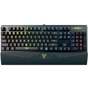 Tipkovnica GAMDIAS HERMES P1 RGB, mehanička, GAMING, ENG, USB, crna