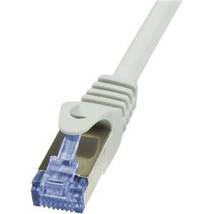 S/FTP prespojni kabel Cat.7 LSZH Cu AWG26, sivi, 1,0 m