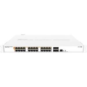 MikroTik CRS328-24P-4S+RM 24-port Gbe PoE-out switch 4 SFP slots