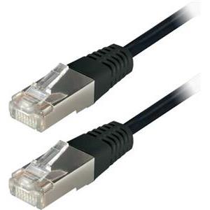 Transmedia S-FTP Cat5E Patch Cable, 2m, Black