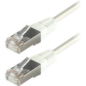 Transmedia S-FTP Cat5E Patch Cable, 0,3m, White