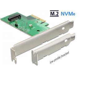 Kontroler PCI-E, DELOCK, unutarnji NVMe M.2 Key M 80 mm, niskoprofilni