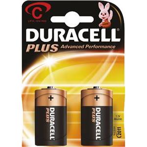 Baterija alkalna 1,5V C Basic pk2 Duracell LR14 blister