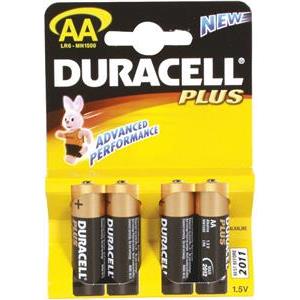 Baterija alkalna 1,5V AA Basic pk4 Duracell LR6 blister