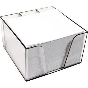Blok kocka pvc 10x8,5x6cm s papirom bijelim Elisa