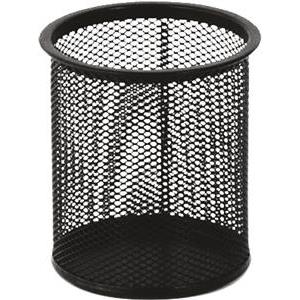 Čaša za olovke metalna žica okrugla fi-9xH-9,7cm LD01-188 Fornax crna