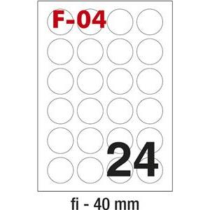 Etikete ILK fi-40mm pk100L Fornax F-04