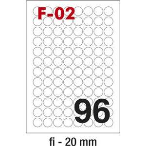 Etikete ILK fi-20mm pk100L Fornax F-02