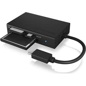 Čitač memorijskih kartica ICY BOX IB-CR401-C3, multi card reader / writer, USB-C, docking station