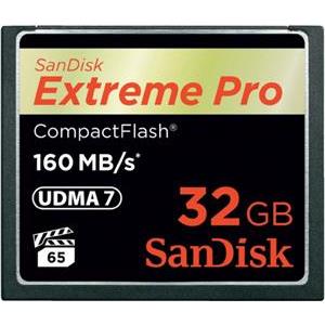 Memorijska kartica SanDisk 32GB Extreme Pro Compact Flash (CF) 160MB/s VPG 65, UDMA 7, SDCFXPS-032G-X46