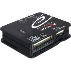 Čitač kartica Delock USB, All In One, crni