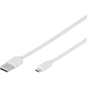 Kabel, USB A muški na USB B micro muški, 1m, bijeli, Vivanco bulk