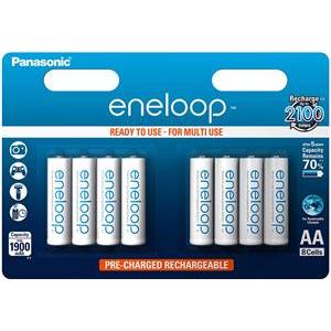 Baterija Panasonic Eneloop BK3MCCE8BE, tip AA, punjive, 8kom