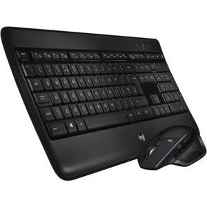 Tipkovnica + miš Logitech MX900 Performance Combo, bežična, crna, USB