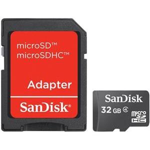 Memorijska kartica SanDisk 32GB microSDHC + SD Adapter, SDSDQM-032G-B35A