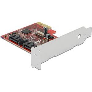 Kontroler PCI-E, DELOCK, 2x unutarnji SATA 6Gb/s