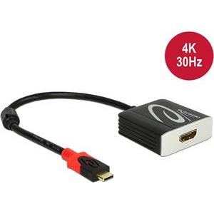 Adapter DELOCK, USB Type-C (M) na HDMI (Ž) Alt način rada, 4K 40Hz, crni