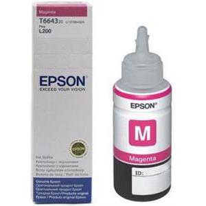 Tinta Epson T6643 magenta L100/110/200/210/300/355/550