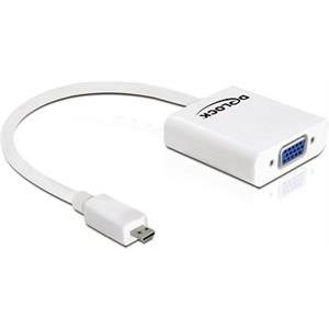 Adapter DELOCK, micro HDMI-D (M) na VGA (Z)