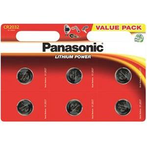 PANASONIC baterije CR-2032EL/6BP Lithium Coin