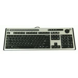 Tipkovnica Chicony KB-0420, PS2, crno srebrna