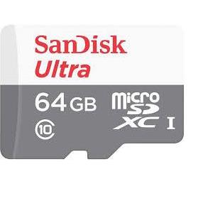 Memorijska kartica SanDisk 64GB Micro SDXC Ultra Android, SDSQUNS-064G-GN3MN, class 10 UHS-I