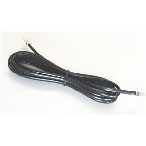 Gembird Telephone cord 6P4C, 5 meters, black