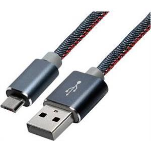 Transmedia USB type A to Micro USB type B REVERSIBLE 1m