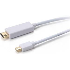 NaviaTec Mini Display port plug to HDMI plug 2m cable