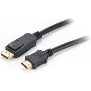 NaviaTec Display port plug to HDMI plug 3,0m