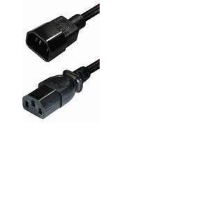 Transmedia IEC 60320 C14 plug-IEC 60320 C13 jack 3m