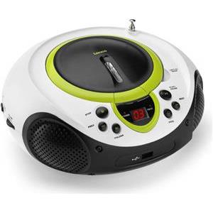 Prijenosni radio s CD-om/USB LENCO SCD-38 USB Green