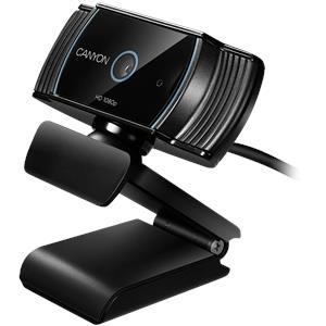 Canyon CNS-CWC5 1080P full HD 2.0Mega auto focus webcam with USB2.0 connector, 360 degree rotary view scope, built in MIC, IC Sunplus2281, Sensor OV2735