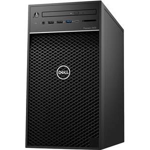 Dell Precision T3630 w/460W up to 90% efficient PSU, Intel Xeon E-2124G, 4 Core, 8MB Cache, 3.4GHz, 4.5Ghz Turbo, 8GB (1x8GB) 2666MHz DDR4 UDIMM Non-ECC, M.2 256GB PCIe NVMe, Intel UHD 630, 8x DVD+/-