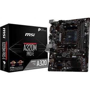 Matična ploča MSI A320M PRO-E, AM4, DDR4, U3,mATX