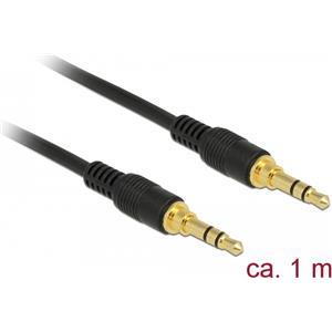 Kabel DELOCK, audio stereo, 3.5mm (M) na 3.5mm (M), 1m