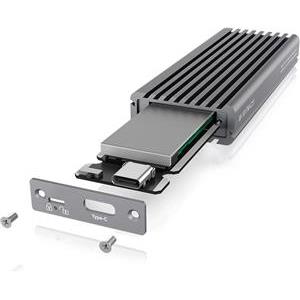 Eksterno kućište ICY BOX IB-1817M-C31, M.2 NVMe SSD, USB 3.1 Type-C, Aluminijsko kućište, sivo