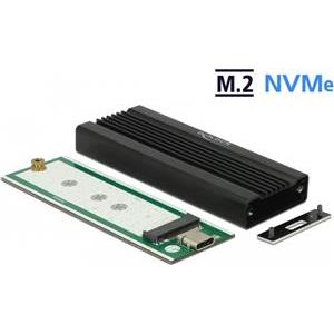 Eksterno kućište DELOCK, aluminijsko kućište, crno, M.2 NVMe PCIe - USB-C