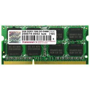Memorija za prijenosno računalo Transcend 2 GB 1066MHz, DDR3, SODIMM, TS256MSK64V1U