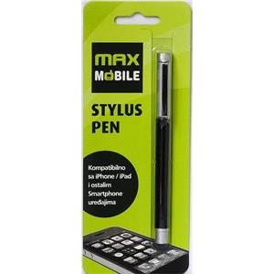 Olovka MAXMOBILE STYLUS 2u1, crna