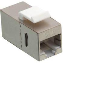 Roline VALUE RJ-45 Keystone Modular Coupler, Cat.6, STP, metalno kućište, 21.99.3004