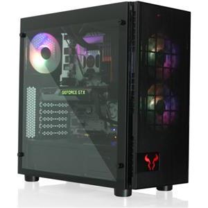 Riotoro CR500 Mid Tower ATX Case with Tempered Glass