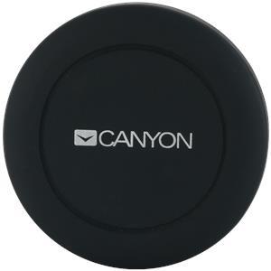Canyon CNE-CCHM2 Car Holder for Smartphones,magnetic suction function ,with 2 plates(rectangle/circle), black