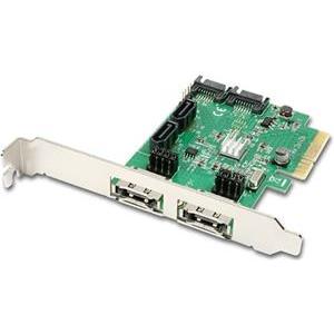 AXAGON PCES-SH4 PCIe 2-Lane Controller 4x Int./2x Ext. SATA 6G