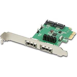 AXAGON PCES-SA4 PCIe Controller 2x Int./Ext. SATA III 6G ASMedia
