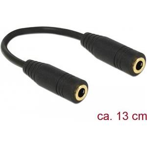 Adapter DELOCK, 3.5 mm stereo audio jack (Ž) na 3.5 mm stereo audio jack (Ž), produžni