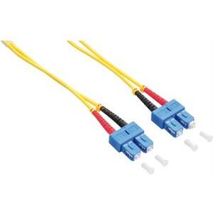 Opt. prespojni kabel SC/SC duplex 9/125µm OS2, LSZH, žuti, 5,0 m