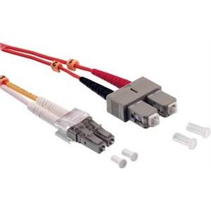Opt. prespojni kabel LC/SC duplex 50/125µm OM2, LSZH, narančasti, 1,0 m