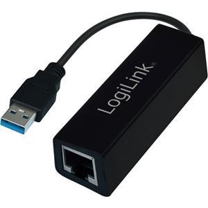 Mrežni adapter USB 3.0, Gigabit Ethernet RJ45, na kabelu, crni