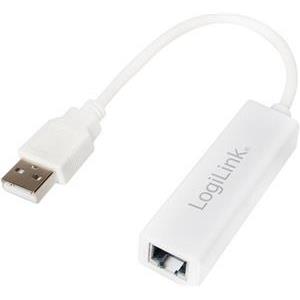 Mrežni adapter USB 2.0, Fast Ethernet RJ45, na kabelu, bijeli